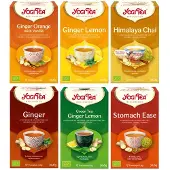 Yogi tea Hot Ginger Selection - 6 pakjes x17 theezakjes