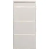Kare design Schoenenkast Caruso creme 3+1 laden