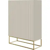 Selsey Commode Vesper | Design spaanplaat grijs 90x125x38 cm commodes | NADUVI