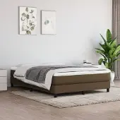 Syfax Pocketveringmatras medium 140x200x20 cm stof donkerbruin
