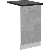 Vicco R-Line Vaatwasser deksel – 45 cm, WB Antraciet Beton