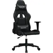 vidaXL Gamestoel kunstleer zwart