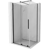 Mexen Velar schuifdouchecabine 110 x 70 , transparant, zwart - 871-110-070-01-70