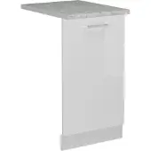 Vicco R-Line Vaatwasser deksel – 45 cm, WB Marmer Wit Hoogglans