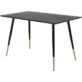 Venture Home Dipp eetkamertafel 85x120cm zwart.