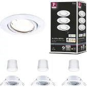 Paulmann 92463 LED-inbouwlamp Set van 3 stuks LED 14.7 W Wit