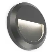 Faro LED-wandlamp buiten GRANT, zwart, Kunststof, Modern, LED wandlamp buiten