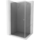 Mexen Pretoria draaideur douchecabine 70 x 120 , grafiet, chroom - 852-070-120-01-40