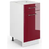 Vicco Fame-Line Keukenonderkast – 40 cm zonder werkblad Bordeauxrode hoogglans