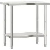 Syfax Keukenwerktafel 82,5x55x85 cm roestvrij staal