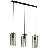 Eglo Roccamena Hanglamp - E27 - 73 cm - Zwart/Koper