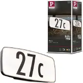 Paulmann LED huisnummerlamp Sheera, met schemersensor en bewegingsmelder (HF), zeewaterbestendig