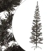 Prolenta Maison Exclusive - Slanke kerstboom, zwart, 240 cm