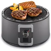 Trebs 99335 - Draagbare houtskoolgrill / Comfortcook met verstelbare ventilatie