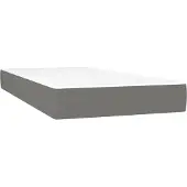 Syfax Pocketveringmatras medium 80x200x20 cm stof donkergrijs