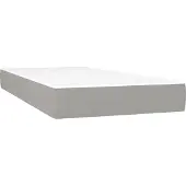 Syfax Pocketveringmatras medium 90x190x20 cm stof lichtgrijs