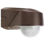 ESYLUX bewegingsschakelaar (compleet) kunststof, bruin, uitvoering bewegingsmelder