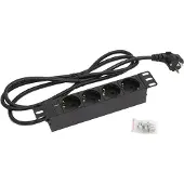 Triton RAB-PD-X91-C1, stekkerdoos met 4 stopcontacten, RAB-PD-X91-C1, 25,4 cm (10")