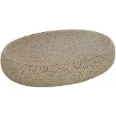 Syfax Opzetwasbak ovaal 59x40x15 cm keramiek zandkleurig