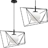 Toolight Hanglamp APP1022-1CP Zwart Wit