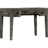 Prolenta Maison Exclusive - Bureau, zwart, 110x50x75 cm, massief mangohout