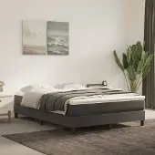 Syfax Pocketveringmatras medium 140x200x20 cm fluweel donkergrijs
