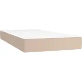 Syfax Pocketveringmatras medium 80x200x20 cm kunstleer cappuccinokleurig