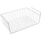Metaltex - Kasthangmand Babatex - 30 cm - Hangmandje voor onder plank - Wit