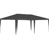 Syfax Partytent professioneel 90 g/m² 4x6 m antraciet