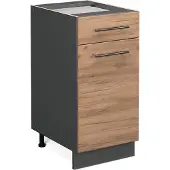 Vicco Fame-Line Keukenonderkast – 40 cm zonder werkblad Krachtige eik goud