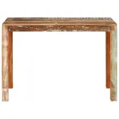 vidaXL Eettafel 110x55x76 cm gerecycled massief mangohout