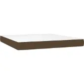 Syfax Pocketveringmatras medium 160x200x20 cm stof donkerbruin