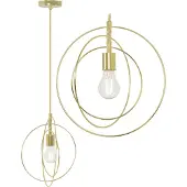 Toolight Metalen Ring Plafondlamp Goud APP286-1CP