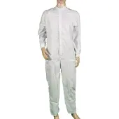 Fristads Reinraumoverall 8R013 XR50 100651, kleur: wit, maat: 2XL
