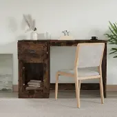 Prolenta Maison Exclusive - Bureau met lade, gerookt eikenhout, 115x50x75 cm