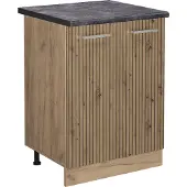 Vicco R-Line Keukenonderkast – 60 cm, WB Antraciet Artisanaal eiken