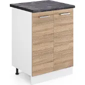 Vicco R-Line Keukenonderkast – 60 cm, WB Antraciet Sonoma