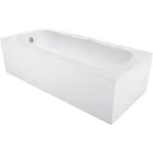 Mexen Vega rechthoekig bad 180 x 80 met ombouw, wit - 55011808000X