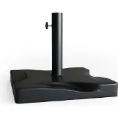 OK-Living Parasolvoet – 42 x 42 cm Zwart