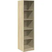 vidaXL Kledingkast 50x50x200 cm bewerkt hout sonoma eikenkleurig