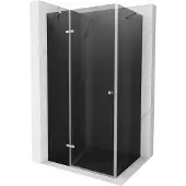 Mexen Roma douchecabine draaideur 70 x 100 cm, grafiet, chroom - 854-070-100-01-40