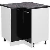 Vicco R-Line Hoekkast – 75.6 cm, WB Antraciet Zwart hoogglans