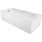 Mexen Vega rechthoekig bad 140 x 70 met ombouw, wit - 55011407000X