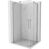 Mexen Velar Duo schuifdouchecabine 90 x 80 , transparant, chroom - 871-090-080-02-01