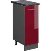 Vicco R-Line Apotheekkast – 30 cm, WB Antraciet Rode hoogglans