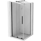 Mexen Velar schuifdouchecabine 120 x 120 , transparant, zwart - 871-120-120-01-70