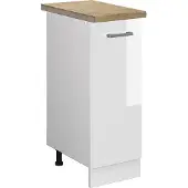 Vicco R-Line Apotheekkast – 30 cm, WB Eik Wit Hoogglans