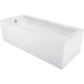 Mexen Cubik rechthoekig bad 170 x 80 met ombouw, wit - 55031708000X