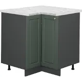 Vicco Fame-Line Hoekkast – 80.5 cm, WB Marmer Groen-Goud Landhuis