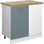 Vicco R-Line Hoekkast – 86 cm, WB Eik Blauw-grijs